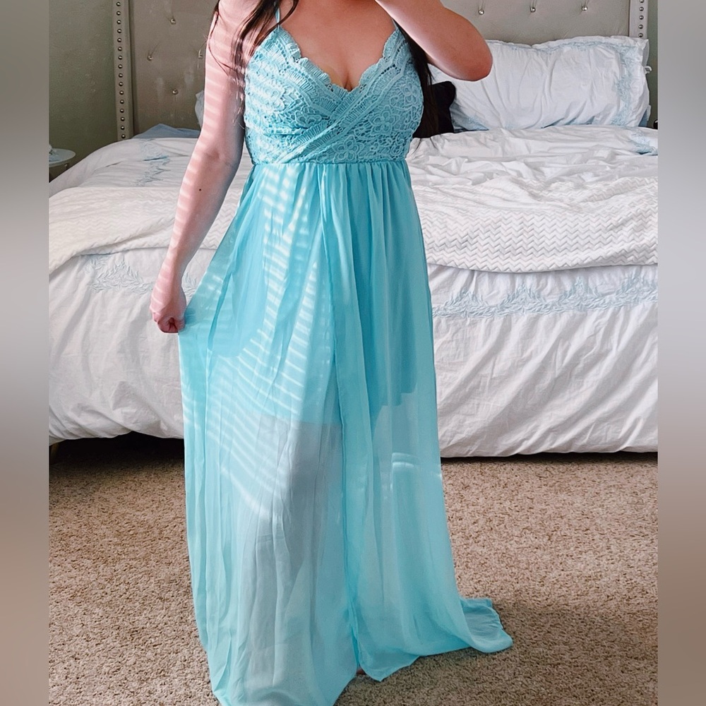 Baby Blue Wedding Guest Dress